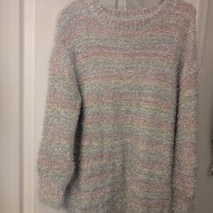 LC Lauren Conrad Pastel Striped Women's Sweater